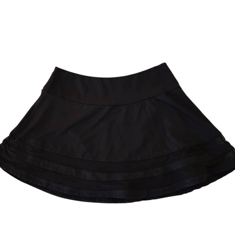 Chrissie By Tail Womens Black Tennis Pickleball Skort Size Medium